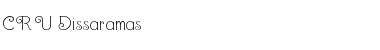 Download CRU-Dissaramas Regular Font Title Preview
