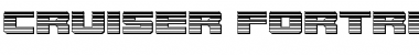 Download Cruiser Fortress Chrome Regular Font Title Preview