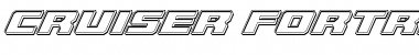 Download Cruiser Fortress Engraved Italic Italic Font Title Preview
