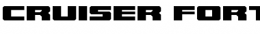 Download Cruiser Fortress Expanded Expanded Font Title Preview
