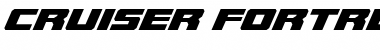 Download Cruiser Fortress Italic Italic Font Title Preview