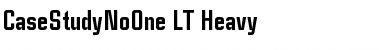 Download CaseStudyNoOne LT Heavy Font Title Preview