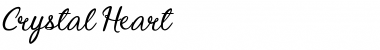 Download Crystal Heart Regular Font Title Preview
