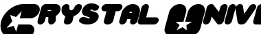 Download Crystal Universe Oblique Oblique Font Title Preview