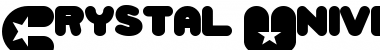 Download Crystal Universe Regular Regular Font Title Preview