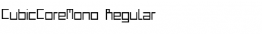 Download CubicCoreMono Regular Font Title Preview