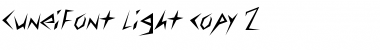 Download CuneiFont-Light Regular Font Title Preview
