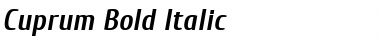 Download Cuprum Bold Italic Font Title Preview