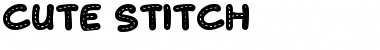 Download Cute Stitch Regular Font Title Preview