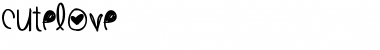 Download CuteLove Medium Font Title Preview