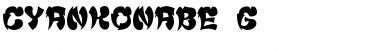 Download Cyankonabe__G Regular Font Title Preview
