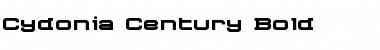 Download Cydonia Century Bold Bold Font Title Preview