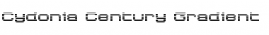 Download Cydonia Century Gradient Regular Font Title Preview