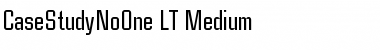 Download CaseStudyNoOne LT Medium Font Title Preview