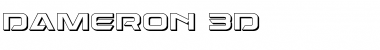 Download Dameron 3D Font