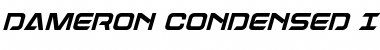 Download Dameron Condensed Italic Font