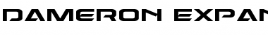 Download Dameron Expanded Font