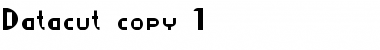 Download Datacut Medium Font Title Preview