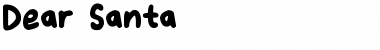 Download Dear Santa Regular Font Title Preview