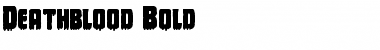 Download Deathblood Bold Bold Font Title Preview