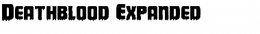 Download Deathblood Expanded Expanded Font Title Preview