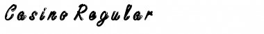 Download Casino Regular Font Title Preview