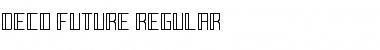 Download Deco Future Regular Font Title Preview