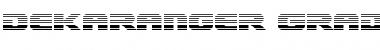 Download Dekaranger Gradient Regular Font Title Preview