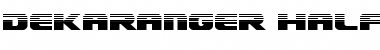 Download Dekaranger Halftone Regular Font Title Preview