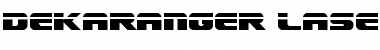Download Dekaranger Laser Regular Font Title Preview