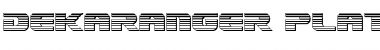 Download Dekaranger Platinum Regular Font Title Preview