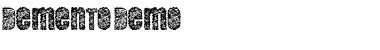 Download DEMENTO Regular Font Title Preview