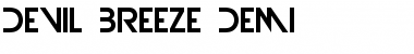 Download Devil Breeze Demi Font Title Preview