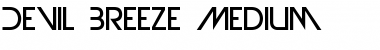 Download Devil Breeze Medium Font Title Preview