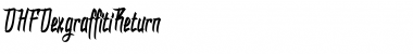 Download DHF Dexgraffiti Return Regular Font Title Preview