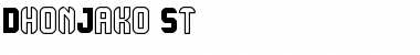 Download DhonJako St Regular Font Title Preview