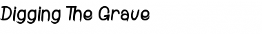 Download Digging The Grave Regular Font Title Preview