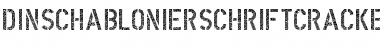 Download DIN Schablonierschrift Regular Font Title Preview