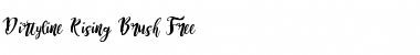 Download DirtylineRising Brush Free Regular Font Title Preview