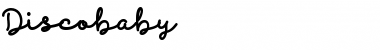 Download Discobaby Regular Font Title Preview