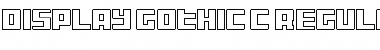 Download Display Gothic C Regular Font Title Preview