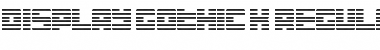 Download Display Gothic K Regular Font Title Preview