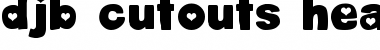 Download DJB Cutouts-Hearts Bold Font Title Preview