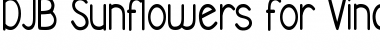 Download DJB Sunflowers for Vincent Regular Font Title Preview