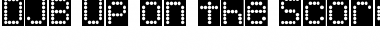 Download DJB Up on the Scoreboard Regular Font Title Preview