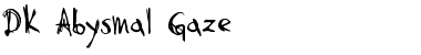 Download DK Abysmal Gaze Regular Font Title Preview