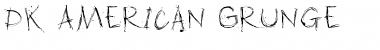 Download DK American Grunge Regular Font Title Preview