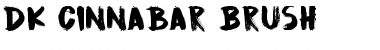 Download DK Cinnabar Brush Regular Font Title Preview