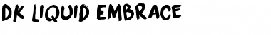 Download DK Liquid Embrace Regular Font Title Preview