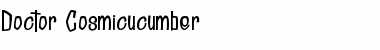 Download Doctor Cosmicucumber Regular Font Title Preview